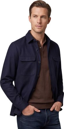Gentiluomo Remo overshirt donkerblauw fashion fit
