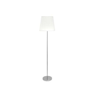 Fabrilamp Lampada de Lampada da terra Maldivas 1xe27 Nichel/bianco 40d de Fabrilamp
