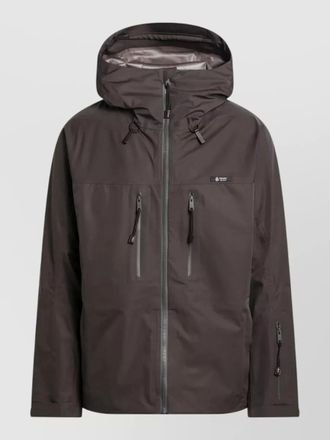 Prada hooded jacket adjustable drawstrings waterproof design