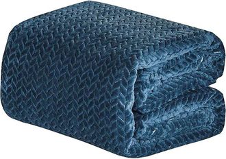 Luxury Home Chevron Braided Throw Blanket