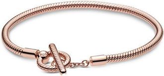 Pandora Moments T-Bar Snake Chain Bracelet