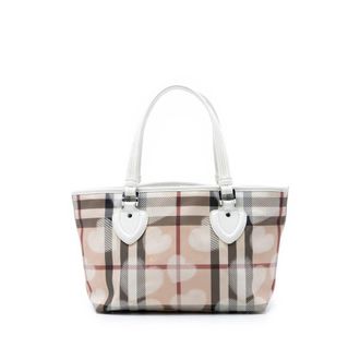 Burberry Pre-owned Burberry House Check Coated Canvas Hearts Tote Ladies GUADT63Y8AB1QPTH