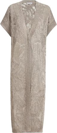 Brunello Cucinelli Dazzling Water Lillies Cardigan