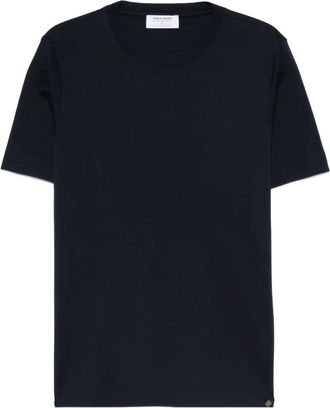 Gran Sasso crew-neck cotton T-shirt - Blue