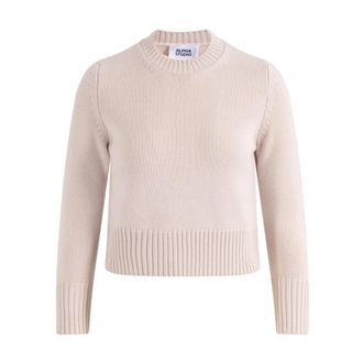 Alpha Studio Dames, Truien, Beige, Maat: XL