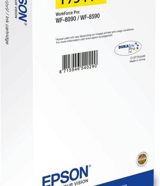 Epson C13t75444n Cartucho De Tinta 1 Pieza(s) Original Extra (s&uacute;per) Alto Rendimiento Amarillo