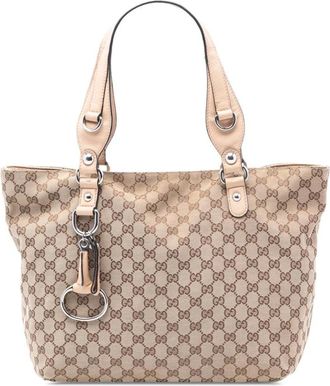 Gucci Pre-owned Tote Bags, female, Brown, Size: ONE SIZE Pre-owned Tote Bag