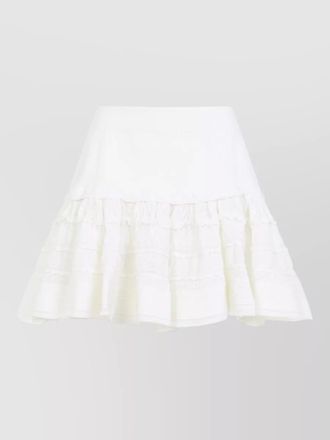 Alaia wool mini skirt