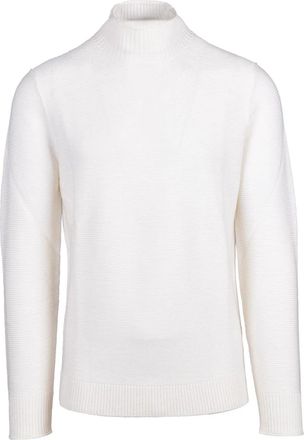 KANGRA Mock Neck Pullover With Volcano Collar
