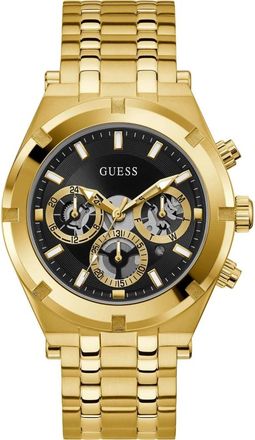 Guess Analoog Quartz Horloge met Datumfunctie - Heren - Horloges - Geel - ONE Size - Accessoires