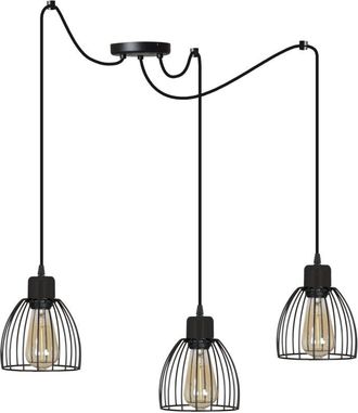 OEM L&aacute;mpara Colgante Spider Moderna Loft Negra Y Blanca