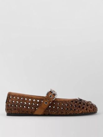 Miu Miu leather loafers