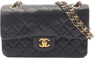 Chanel 1994-1996 flap chain shoulder bag - Black