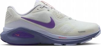 Nike Womens Structure 26 Shoes In Summit White/wild Grape Amethyst Tint