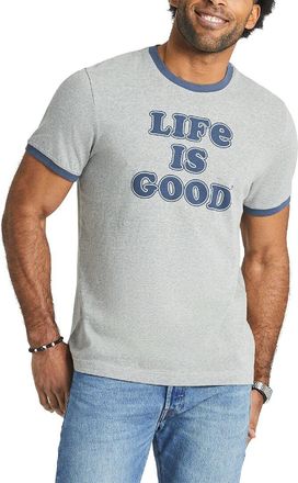 Life is good Crusher Ringer T-Shirt