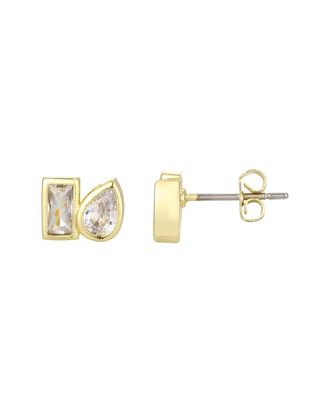 Adornia Adornia 14K Plated Cz Earrings