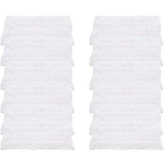 OEM 12 Piezas De Repuesto Para La Limpiadora A Vapor Vileda Steam Xxl Power Pad, Mopa De Limpieza De Microfibra, Lavable -crezuo