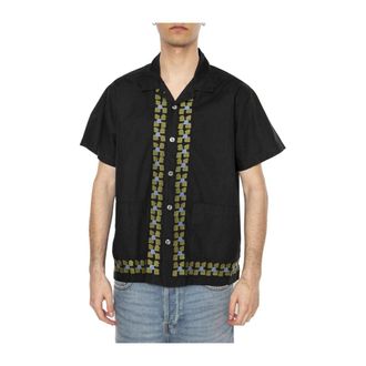 Obey Short Sleeve Shirt - Heren - Korte mouwen Overhemden - Zwart - L - Overhemden