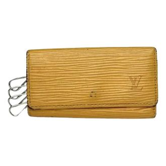Louis Vuitton Vintage Accessories, unisex, Yellow, ONE SIZE, Pre-owned Leather Key Holder
