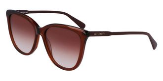 Longchamp Womens 56 mm Brown Sunglasses LO718S-201
