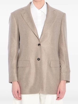 Tagliatore Jack met enkele rij knopen - Beige