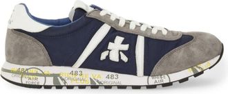 Premiata Blue Color Block Sneakers