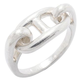 Herm&egrave;s Silver 925 Band Ring (Pre-Owned)