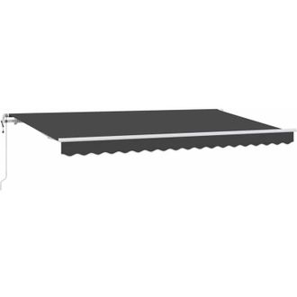 vidaXL Vidaxl - Toldo Retr&aacute;ctil Antracita 400 X 200 Cm Poli&eacute;ster, Aluminio