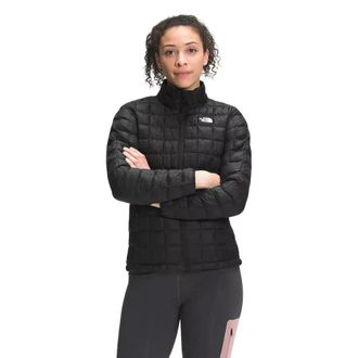 The North Face ThermoBall Eco Jacket Womens Black Quilted Insulated FROG329