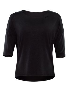 Winshape 3/4-Arm-Shirt WINSHAPE BAMS001, Damen, Gr. XXL, schwarz, 95% Viskose, 5% Elasthan, U-Boot-Ausschnitt, Shirts 3/4-Arm-Shirt, Seidig weiches Bambusgeweb
