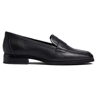 Vionic Sellah Leather Womens Slip On Shoes - Black - Size:UK 5.5