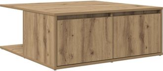 vidaXL Coffee Table Artisan oak 80 x 80 x 31 cm Engineered wood Vidaxl