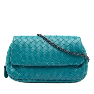 Bottega Veneta Pre-owned Bottega Veneta Mini Nappa Intrecciato Expandable Chain Crossbody Ladies PCTFE3OS6KD9N6WH