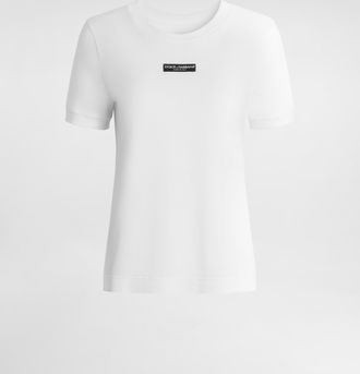 Dolce & Gabbana Jersey T-shirt - Woman T-shirts And Sweatshirts White 36