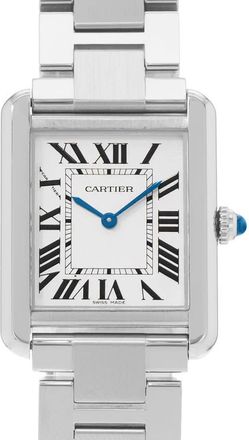 Cartier Pre-owned Cartier Tank Solo Quartz Silver Dial Ladies Watch W5200013