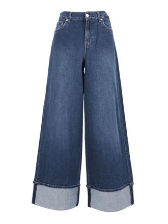 7 For All Mankind Marie Wide Leg Radar With Wide Cuff