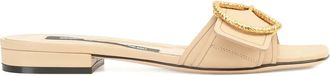 Sergio Rossi Leren sandalen - Beige