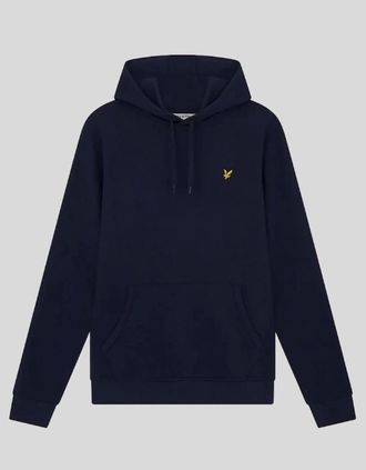 Lyle & Scott Lyle And Scott Mens Loopback Cotton Hoodie - Navy - Size: 44/Regular