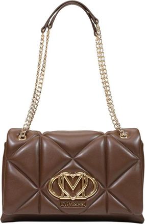 Love Moschino Middelhoge Schoudertas - Dames - Schoudertassen - Bruin - ONE Size - Tassen