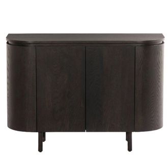 Moloo Aparador de roble expresso de 115 cm