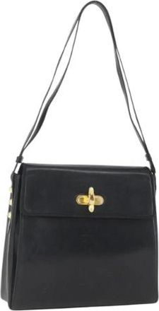 Ferragamo Pre-owned Shoulder Bags, female, Black, Size: ONE SIZE Pre-owned Shoulder Bag