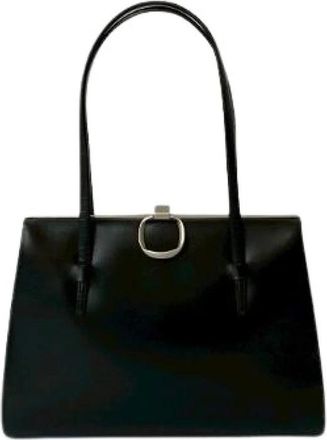 Loewe Pre-owned Leren Handtas - Dames - Vintage Handtas - Zwart - ONE Size - Leer - Vintage