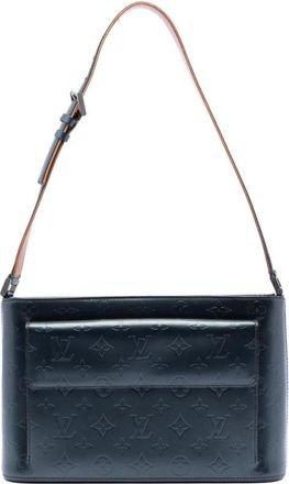Louis Vuitton Pre-owned Shoulder Bags, female, Blue, Size: ONE SIZE Pre-owned Embossed Leather Bag