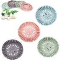 OEM 4 Filtros De Silicona Para El Cabello, Filtros De Protecci&oacute;n Para Desag&uuml;es, Para Ba&ntilde;os - Crezuo