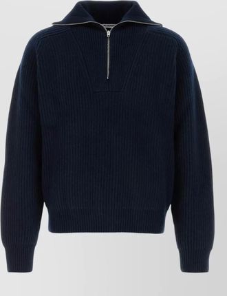 Jil Sander wool polo sweater