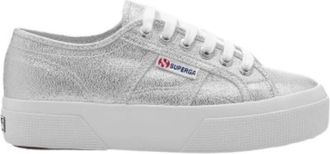 Superga Dameschoenen - unisex - Sneakers - Grijs - 40 EU - Katoen - Schoenen