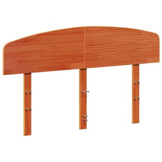 vidaXL Cabecero De Cama Madera Maciza De Pino Marr&oacute;n Cera 120 Cm Vidaxl