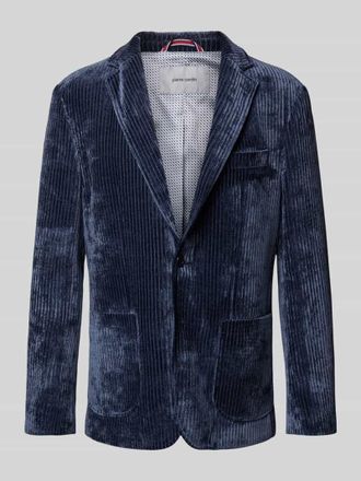 Pierre Cardin Slim Fit Sakko aus Cord Modell Maurice in Marine, Gr&ouml;&szlig;e 52