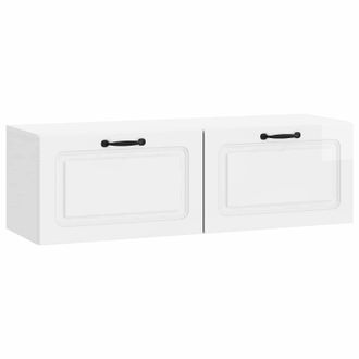 vidaXL Mueble Para Tv De Pared Brillante 98 X 31 X 30 Cm Vidaxl