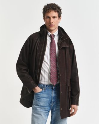 GANT Men Nubuck Decker Jacket (XXXL) DESERT BROWN